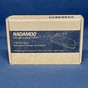 NADAMOO Wireless Barcode Scanner Compatible Bur3076 NEW never used